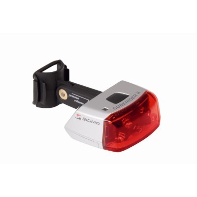 Sigma Sport, Beleuchtung, Diodenr�cklicht, CUBERIDER II, silber, StVZO Zulassung, (HstNr = 18100)