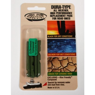 Kool Stop, Bremsbelag, Race, DURA-TYPE, gr�n, 1 Paar, Shimano Rennrad, (HstNr = RE356KS)