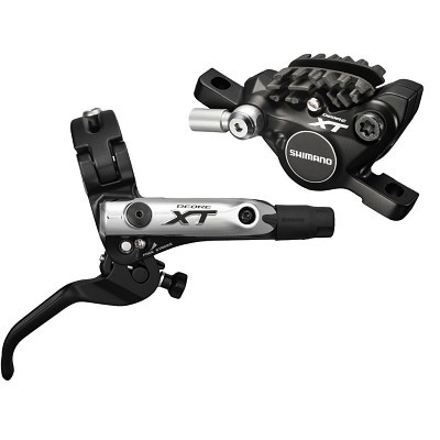 Shimano, Scheibenbremsset *, DEORE XT M785-L (HR), Schwarz, Bremsgriff BL-M785-L rechts, Bremssattel BR-M785-L PM, Metal Pad, ohne Adapter, ohne Scheibe, Leitung 1700mm, Originalverpackt